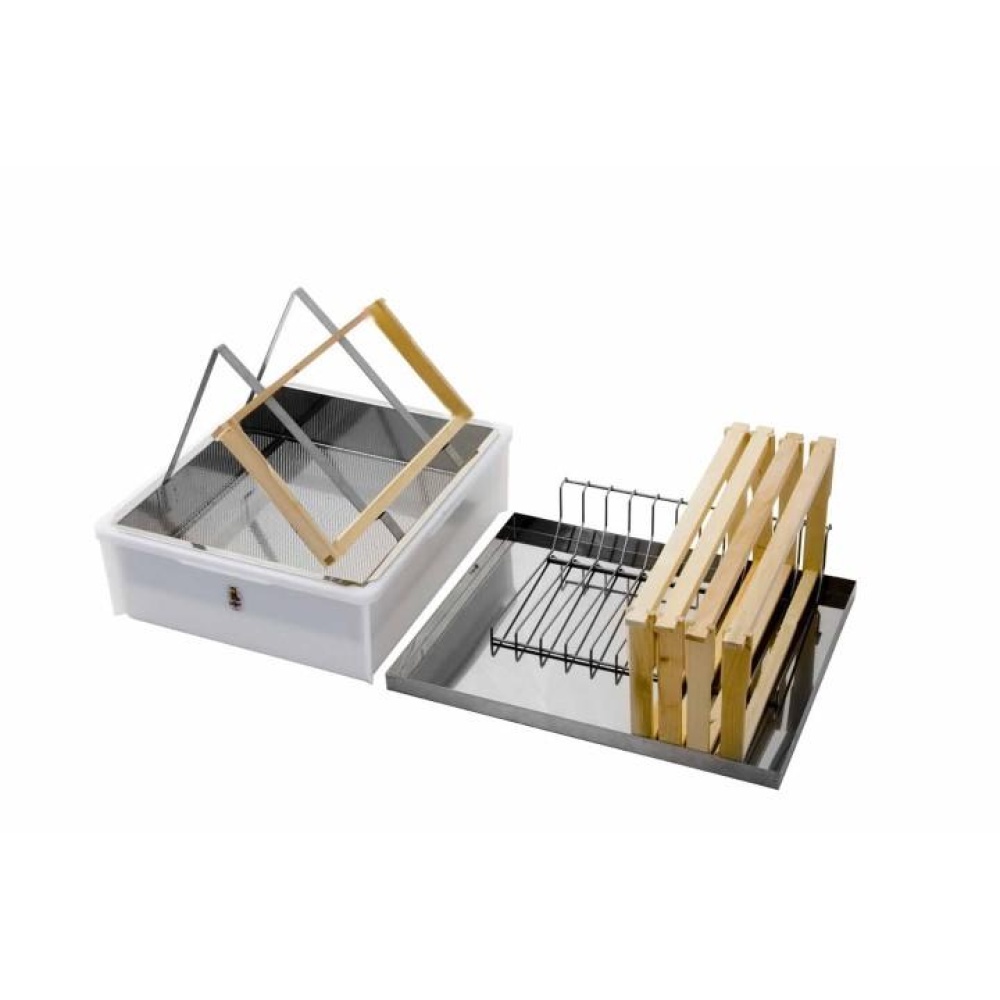 Uncapping tank Ama with INOX Frame Holder and drainage drawer