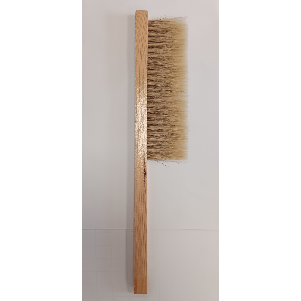 Bee brush with natural hair Wooden Handle