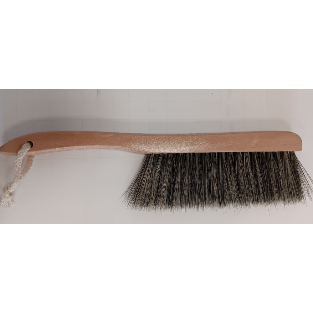 Bee brush with natural hair Wooden Handle premium