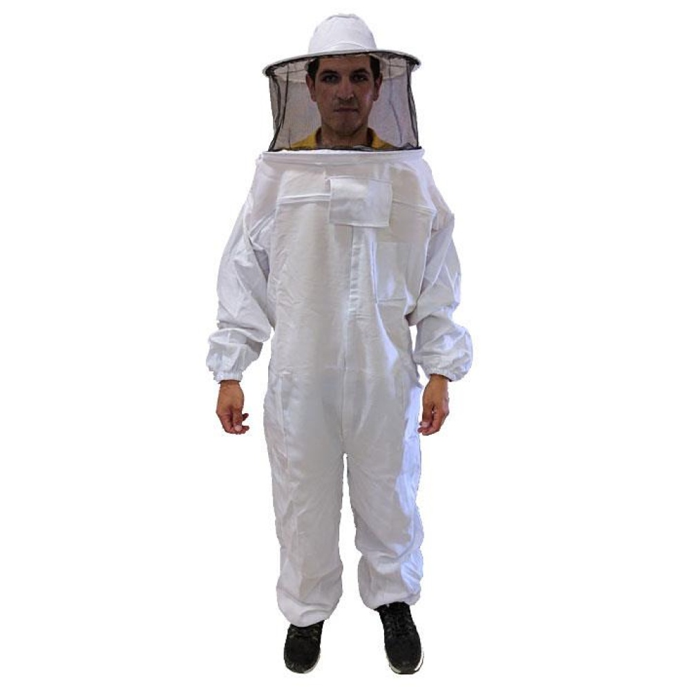 Suit zipper extra round veil