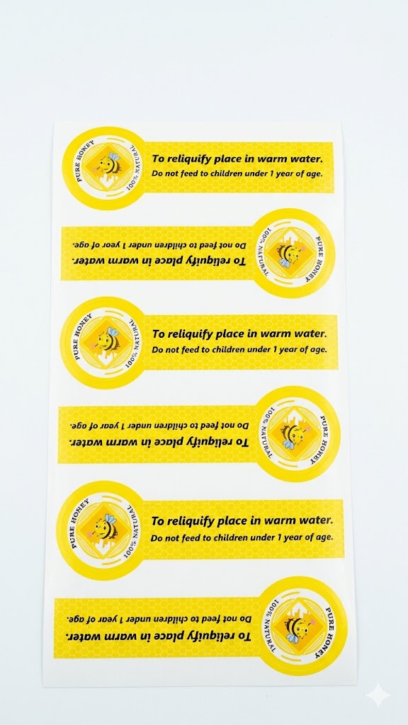 HONEY MASTERS - Honey bottle labels
